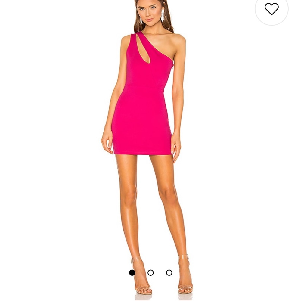 Revolve/ superdown hot pink dress